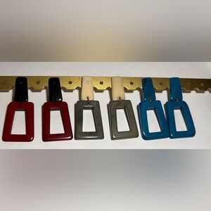 Tagua Geometric Hanging Earrings - women’s jewelry